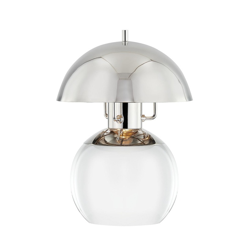 Hudson Valley L1510-PN Bayside LED Table Lamp, Polished Nickel (Discontinued)