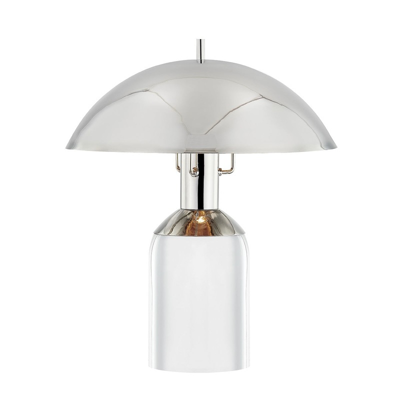 Hudson Valley L1512-PN Bayside LED Table Lamp, Polished Nickel (Discontinued)