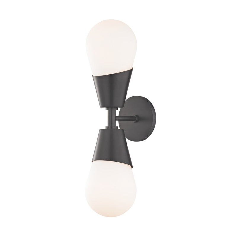 Mitzi H101102-OB Cora Two Light Wall Sconce, Old Bronze