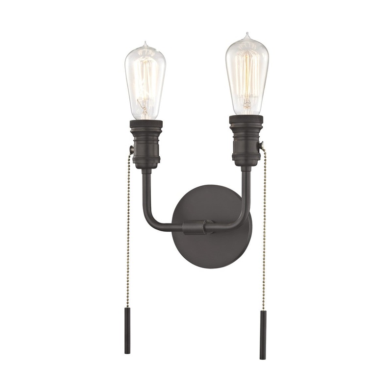 Mitzi H106102-OB Lexi Two Light Wall Sconce, Old Bronze