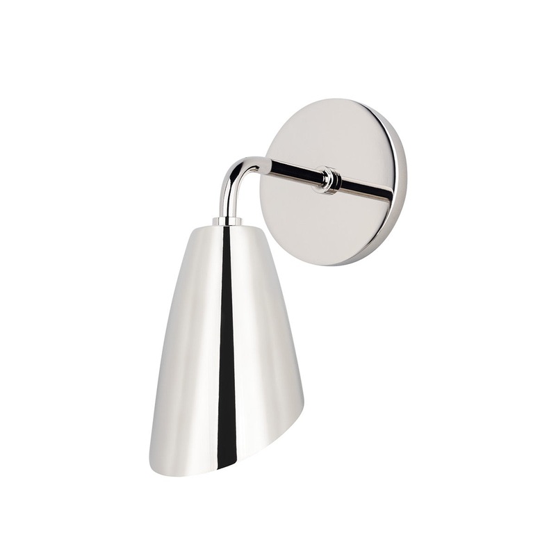 Mitzi H115101-PN Kai LED Wall Sconce, Polished Nickel