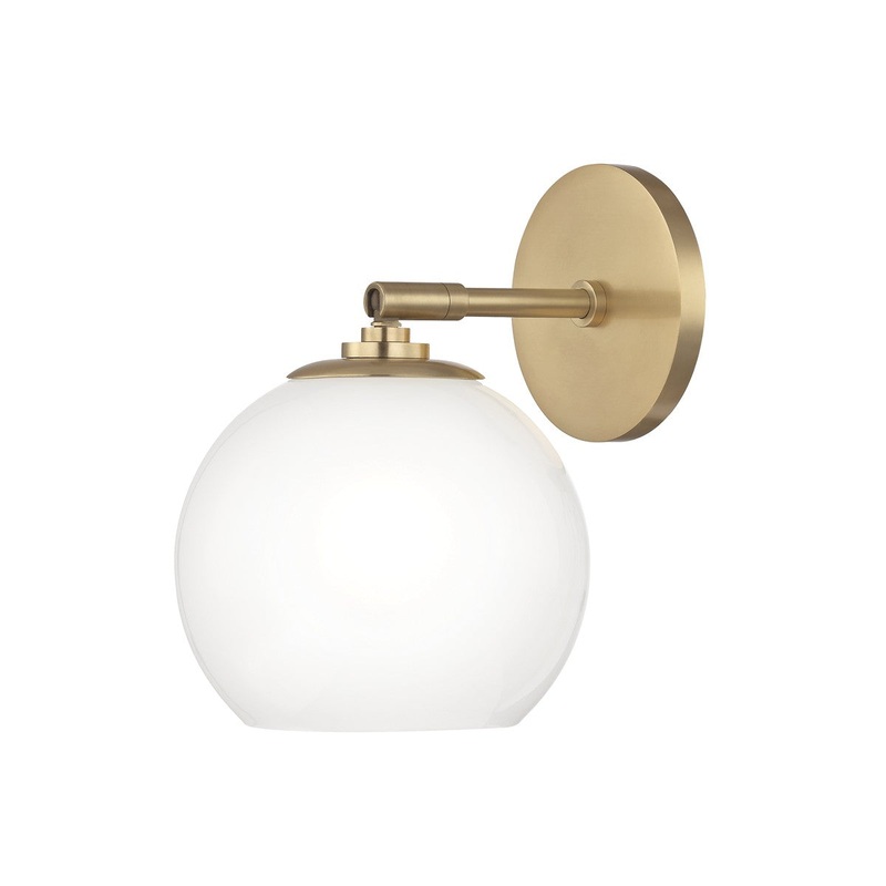 Mitzi H121101-AGB Tilly LED Wall Sconce, Aged Brass
