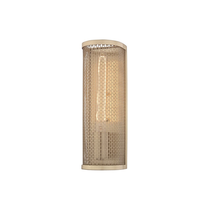 Mitzi H151101-AGB Britt One Light Wall Sconce, Aged Brass