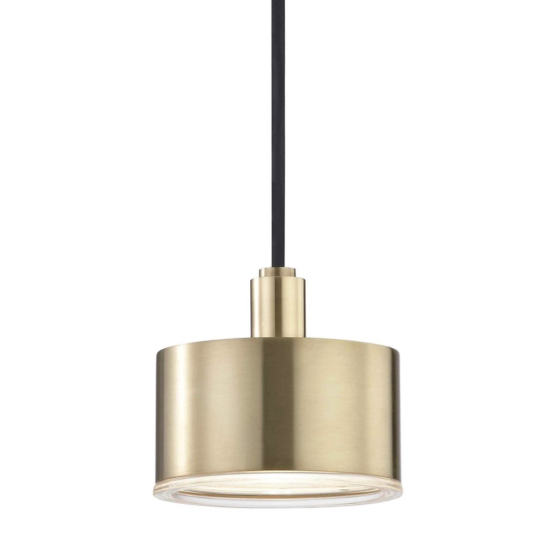 Mitzi H159701-AGB Nora LED Pendant, Aged Brass