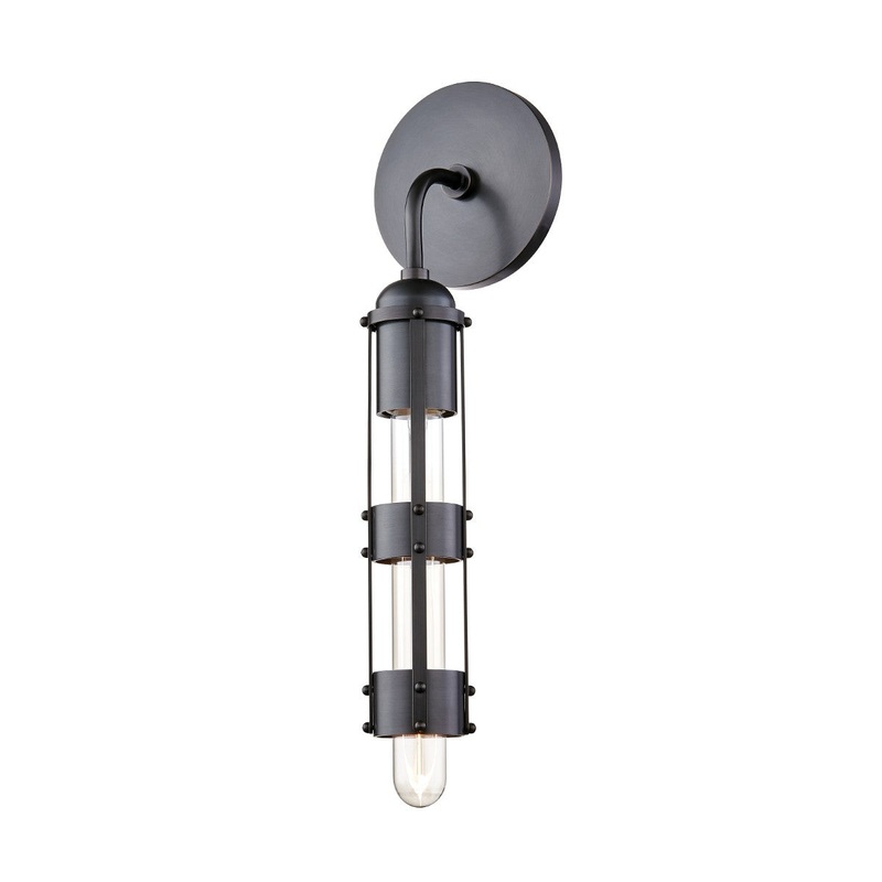 Mitzi H272101-OB Violet One Light Wall Sconce, Old Bronze