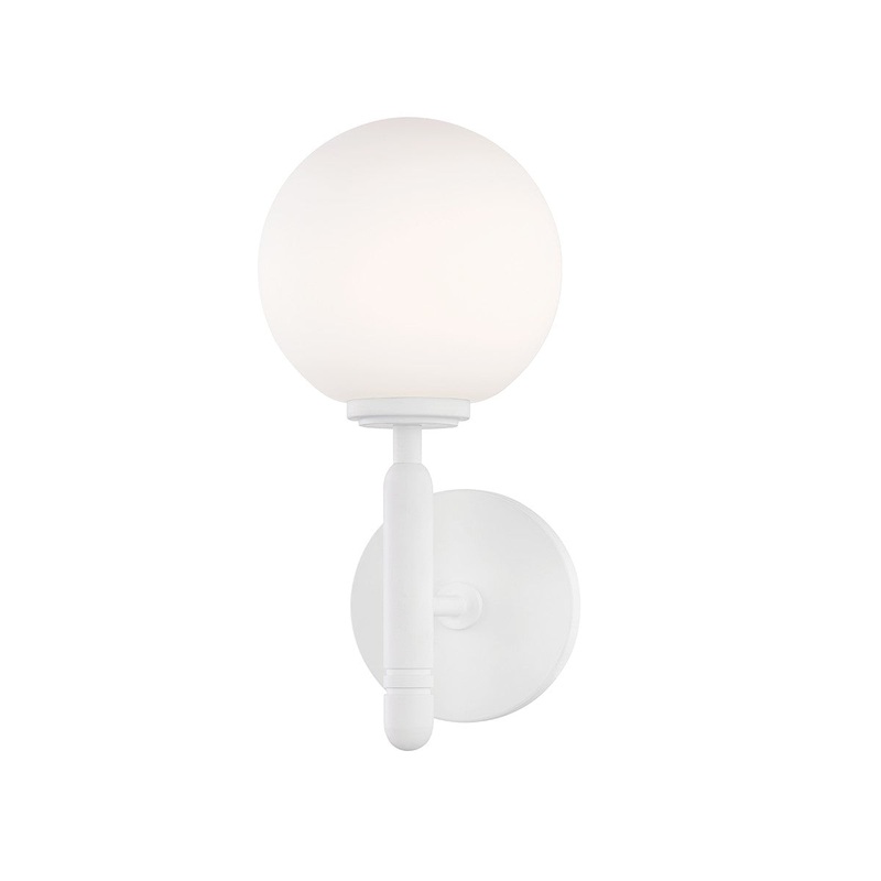 Mitzi H313101-WH Mina LED Wall Sconce, White