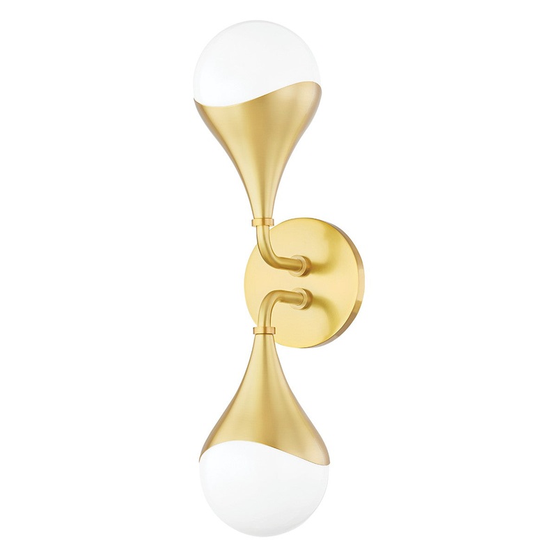 Mitzi H416302-AGB Ariana LED Bath, Aged Brass