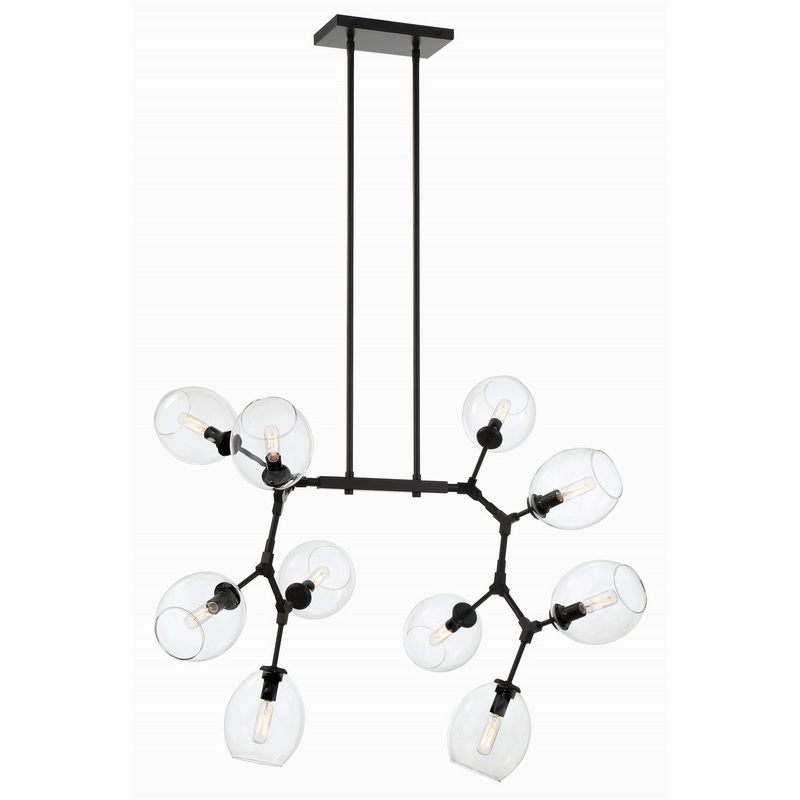 George Kovacs P1360-66A Nexpo LED Island Pendant, Matte Black