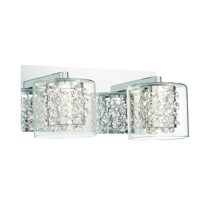 George Kovacs P1472-077-L Wild Gems LED Bath, Chrome