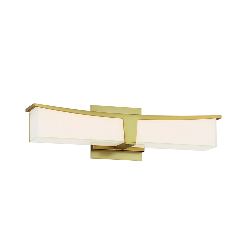 George Kovacs P1532-248-L Plane LED Bath, Honey Gold