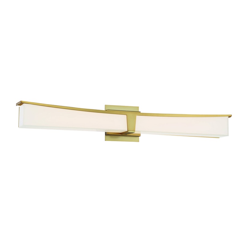 George Kovacs P1534-248-L Plane LED Bath, Honey Gold