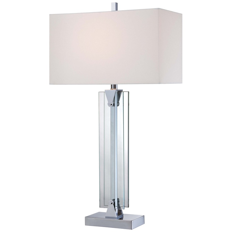 George Kovacs P1608-077 George`S Reading Room LED Table Lamp, Chrome
