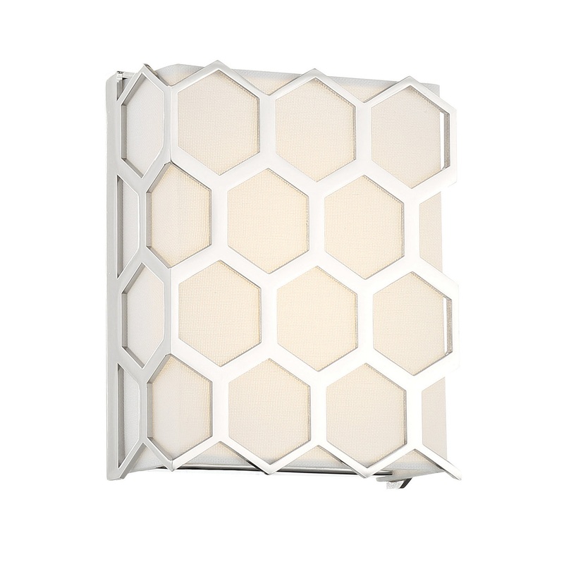 George Kovacs P1890-613-L Missing Link LED Wall Sconce, Polished Nickel