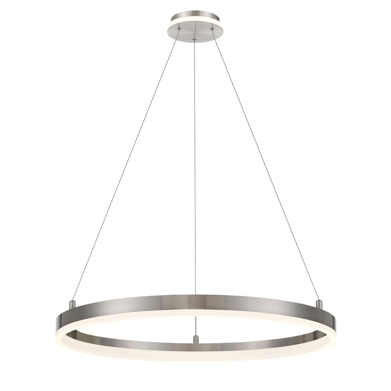 George Kovacs P1912-084-L Recovery LED Pendant, Brushed Nickel