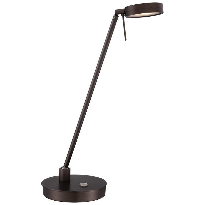 George Kovacs P4306-647 George's Reading Room LED Table Lamp, Copper Bronze Patina