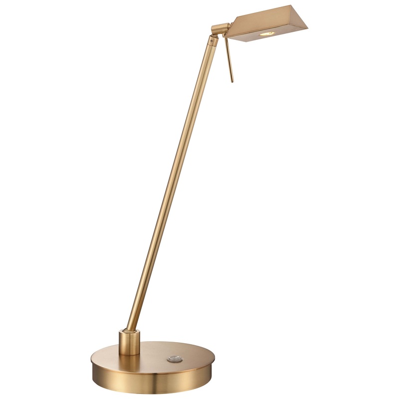 George Kovacs P4316-248 George's Reading Room LED Table Lamp, Honey Gold