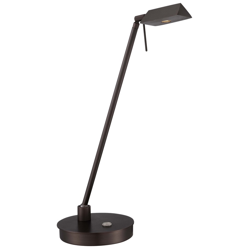 George Kovacs P4316-647 George's Reading Room LED Table Lamp, Copper Bronze Patina