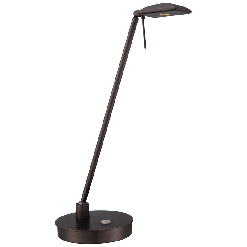 George Kovacs P4326-647 George's Reading Room LED Table Lamp, Copper Bronze Patina