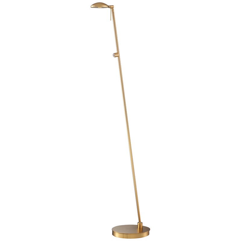 George Kovacs P4334-248 George's Reading Room LED Floor Lamp, Honey Gold