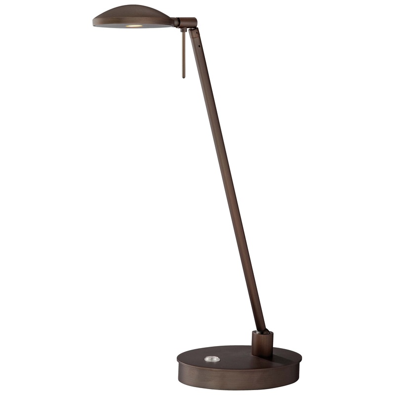 George Kovacs P4336-647 George's Reading Room LED Table Lamp, Copper Bronze Patina