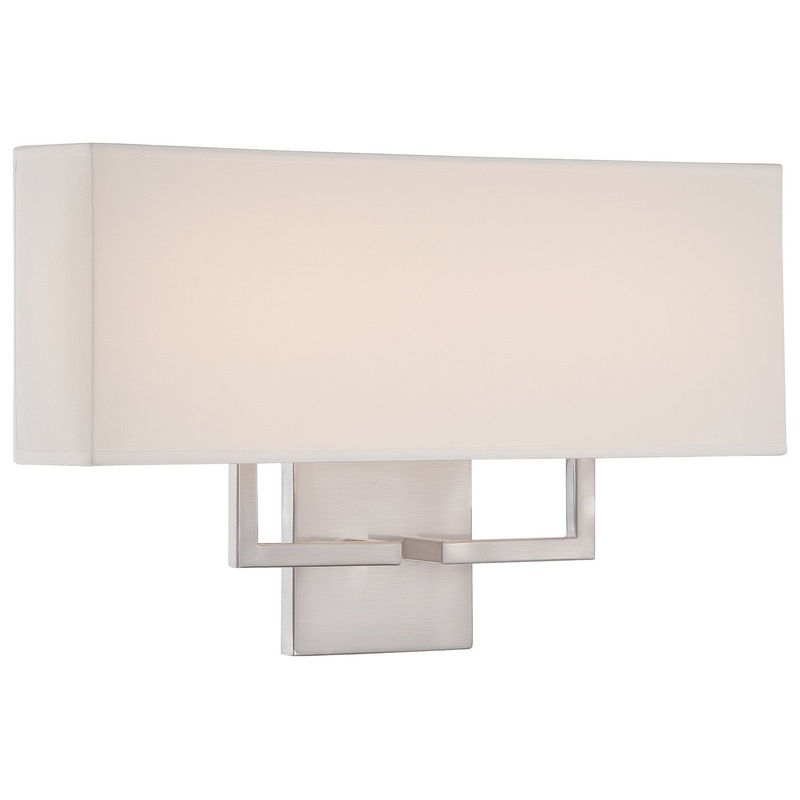 George Kovacs P472-084-L George Kovacs LED Wall Sconce, Brushed Nickel