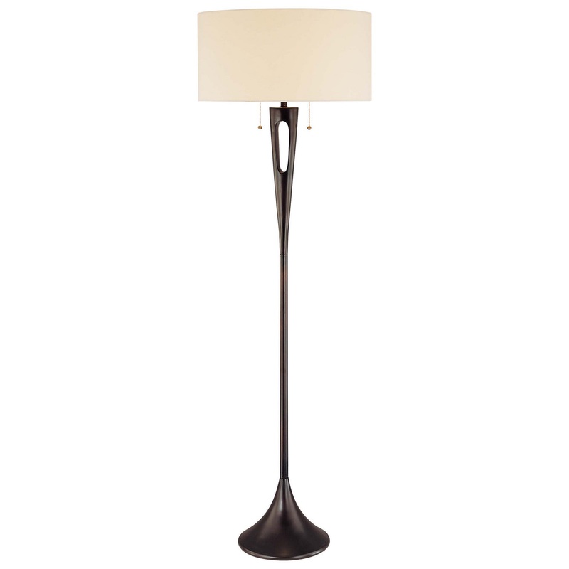 George Kovacs P516-3-615 Needle LED Floor Lamp, Antique Dorian Bronze