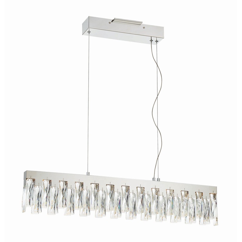 George Kovacs P5333-077-L Curio LED Island Pendant, Chrome