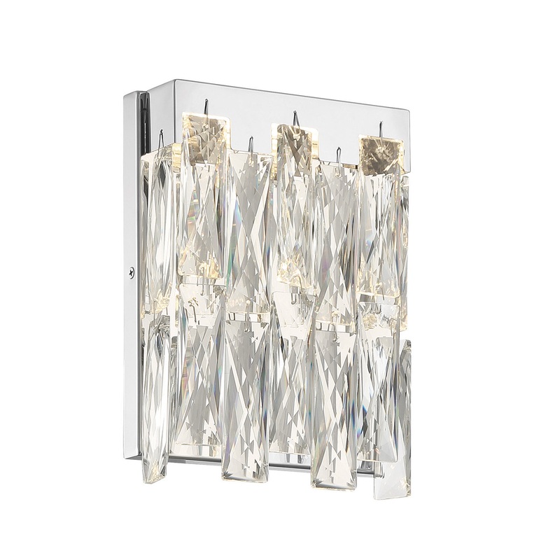 George Kovacs P5334-077-L Curio LED Wall Sconce, Chrome
