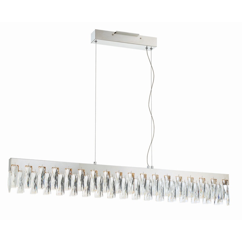 George Kovacs P5337-077-L Curio LED Island Pendant, Chrome