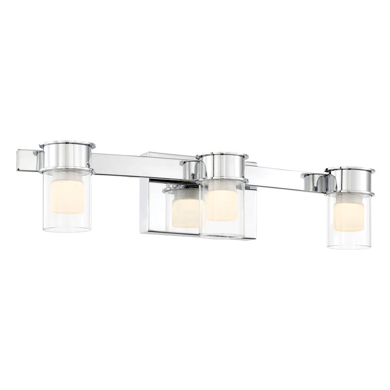 George Kovacs P5413-077-L Herald Square LED Bath, Chrome