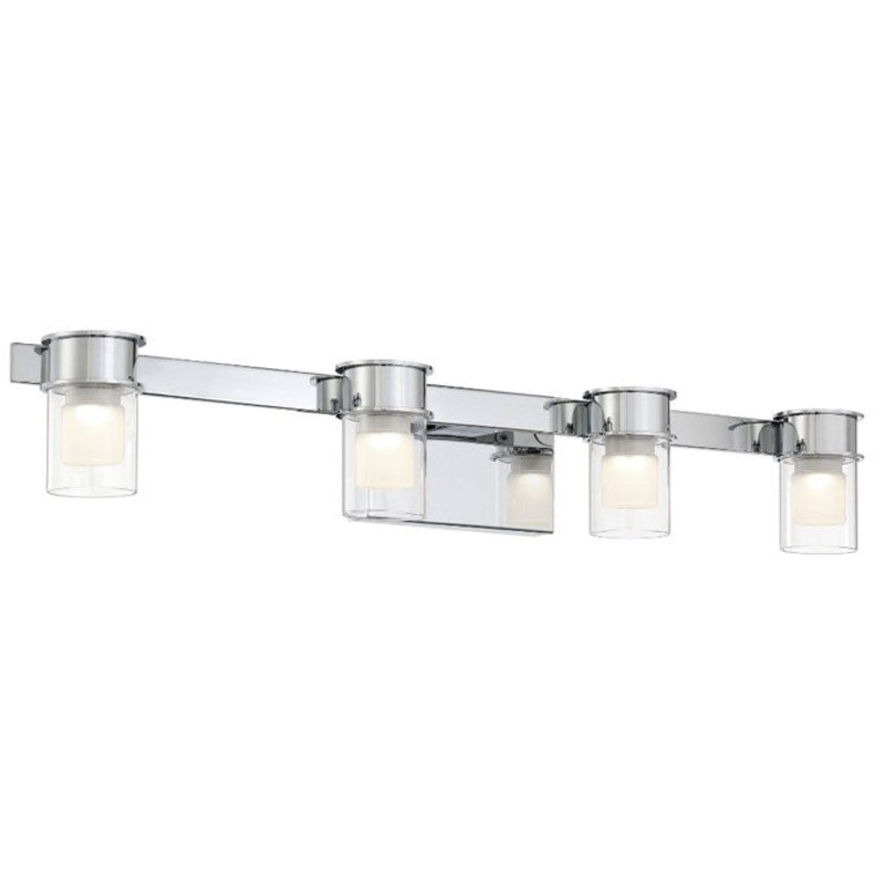 George Kovacs P5414-077-L Herald Square LED Bath, Chrome