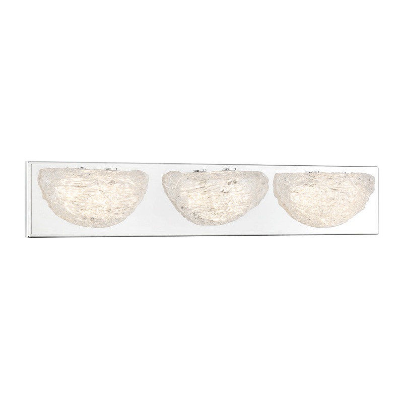 George Kovacs P5443-077-L Modern Ice LED Bath, Chrome