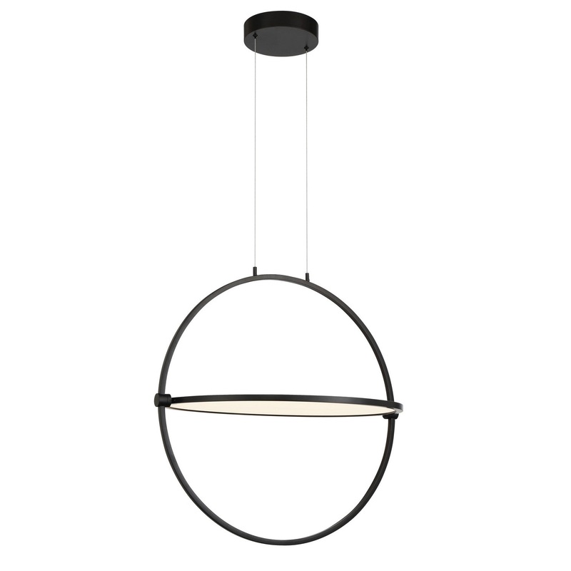 George Kovacs P5540-66A-L Studio 23 LED Pendant, Coal