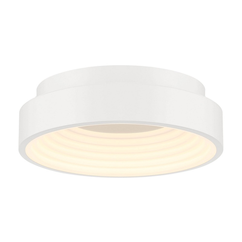 George Kovacs P5550-44B-L Conc LED Flush Mount, Matte White