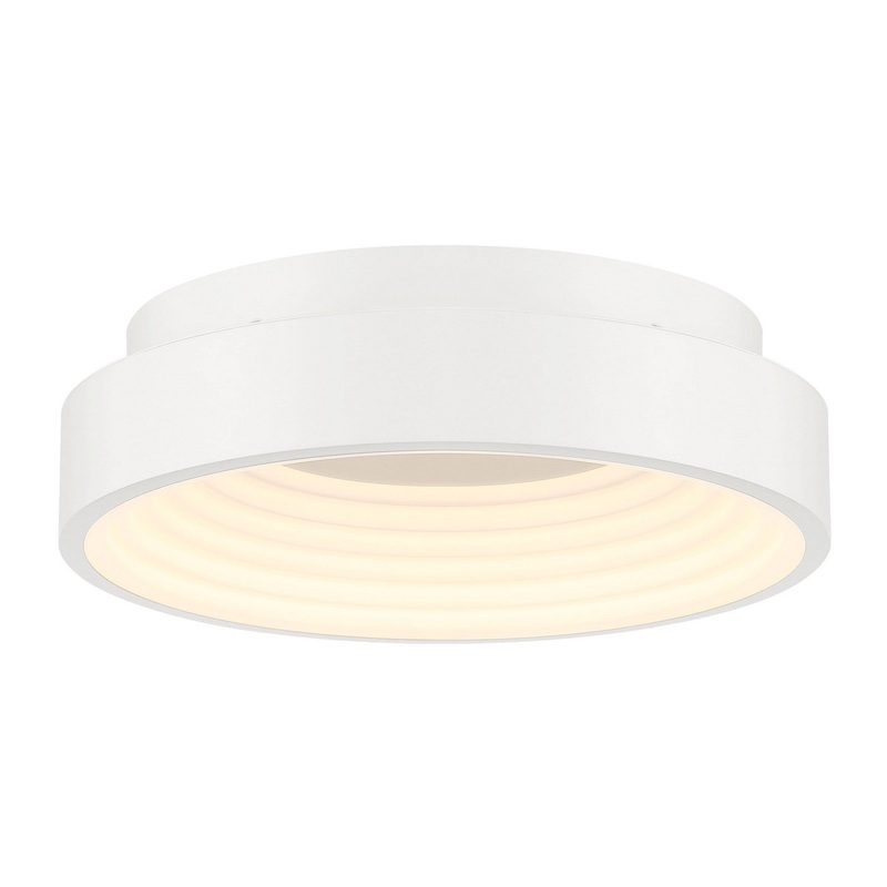 George Kovacs P5551-44B-L Conc LED Flush Mount, Matte White