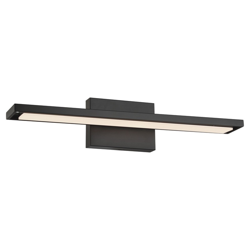 George Kovacs P5581-66A-L Parallel LED Bath Vanity, Coal