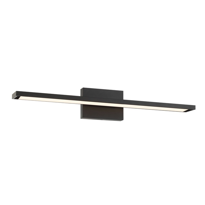 George Kovacs P5582-66A-L Parallel LED Bath Vanity, Coal