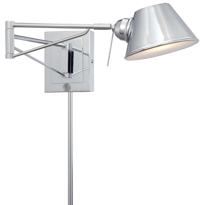 George Kovacs P611-077-L George Kovacs LED Swing Arm (Convertible To Pin-Up), Chrome