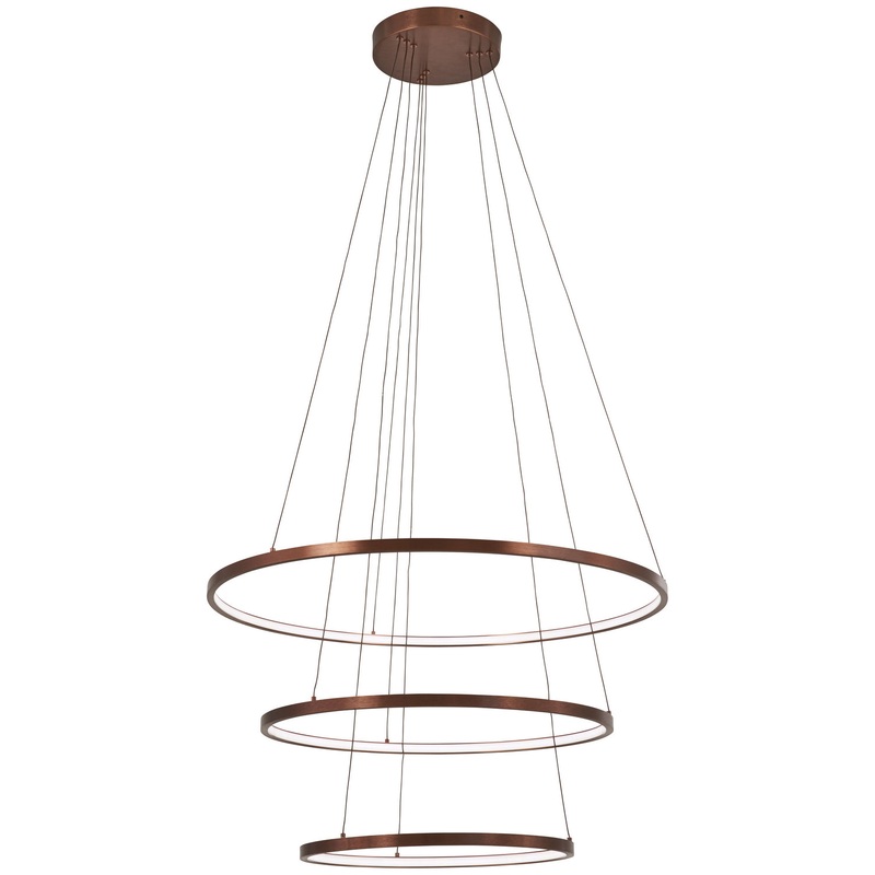 George Kovacs P8163-670-L Full Orbit LED Pendant, Satin Bronze