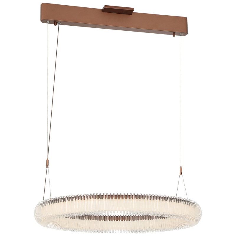 George Kovacs P8172-670-L Roulette LED Pendant, Satin Bronze