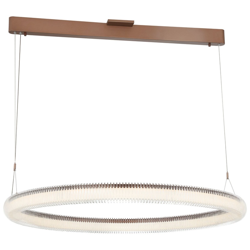 George Kovacs P8173-670-L Roulette LED Pendant, Satin Bronze