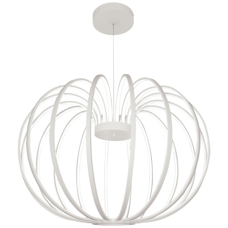 George Kovacs P8203-044B-L Snow Sprite LED Pendant, Matte White