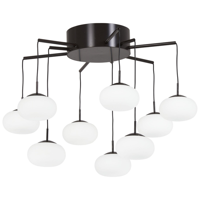 George Kovacs P8236-671-L George's Web LED Chandelier, Bronze W/Gold Dust