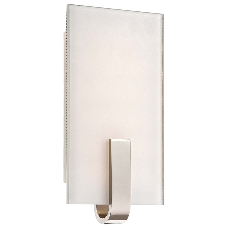 George Kovacs P1140-613-L George Kovacs LED Wall Sconce, Polished Nickel