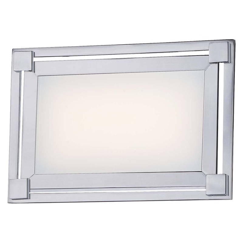 George Kovacs P1161-077-L Framed LED Bath, Chrome