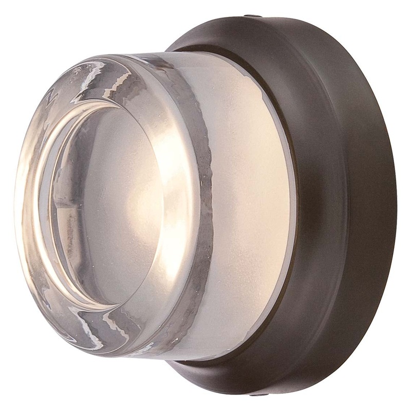 George Kovacs P1240-143-L Comet LED Wall Sconce/ Flush Mount, Oil Rubbed Bronze