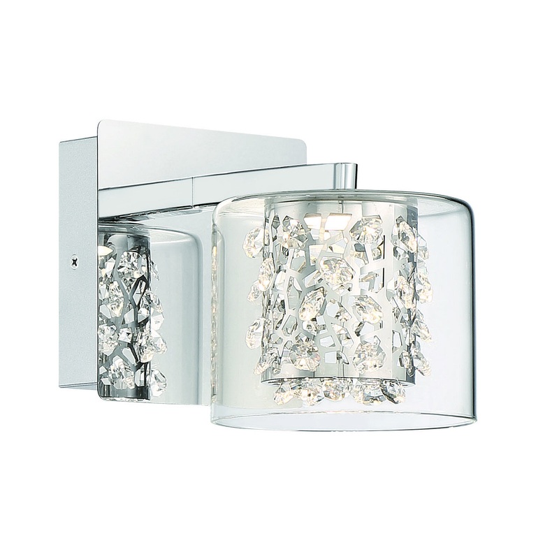 George Kovacs P1471-077-L Wild Gems LED Bath, Chrome