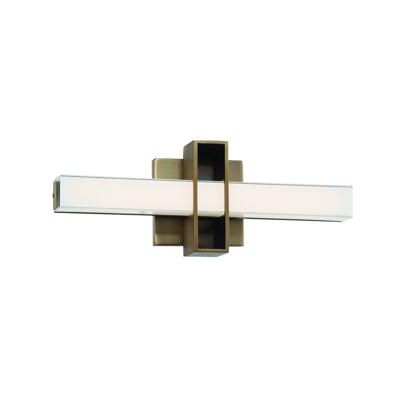 George Kovacs P1522-575-L Major LED Bath, Aged Brass