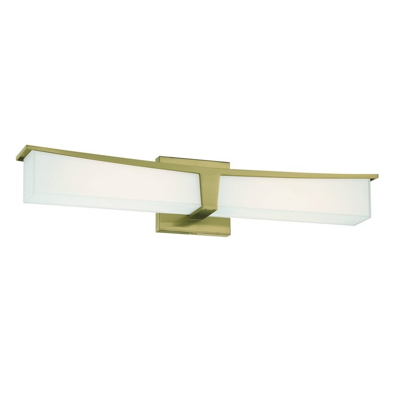 George Kovacs P1533-248-L Plane LED Bath, Honey Gold