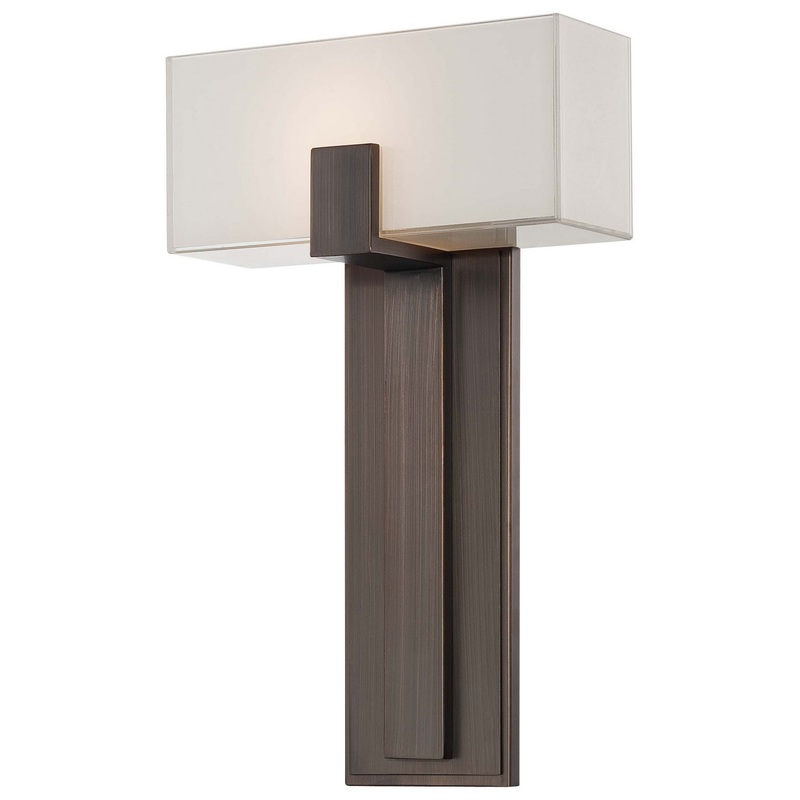 George Kovacs P1704-647 George Kovacs One Light Wall Sconce, Copper Bronze Patina